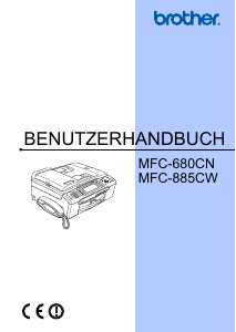 Bedienungsanleitung Brother MFC-680CN Multifunktionsdrucker