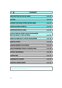 Mode d’emploi Ignis AWL 213/1 Sèche-linge