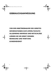 Bedienungsanleitung Ignis AFE 275/A Gefrierschrank