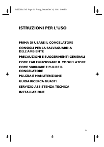 Manuale Ignis CVB 13 Congelatore