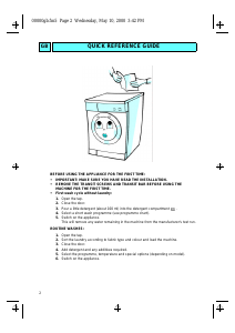 Manual Ignis AWV 477 Washing Machine