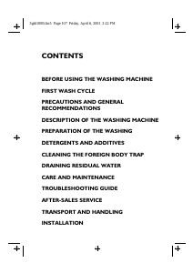 Manual Ignis AWV 510/2 Washing Machine