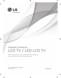 Handleiding LG 32LD450C LED televisie