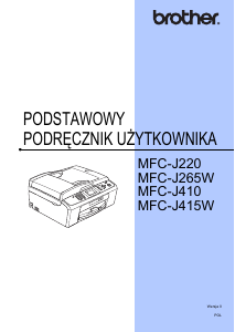 Instrukcja Brother MFC-J415W Drukarka wielofunkcyjna