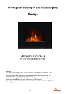 Handleiding Livin Flame Berlijn Elektrische haard