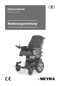 Bedienungsanleitung Meyra 1.618 Elektrorollstuhl