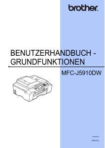 Bedienungsanleitung Brother MFC-J5910DW Multifunktionsdrucker
