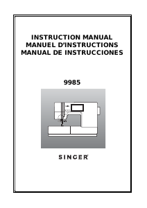 Manual Singer 9985 Sewing Machine