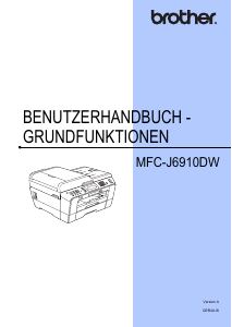 Bedienungsanleitung Brother MFC-J6910DW Multifunktionsdrucker