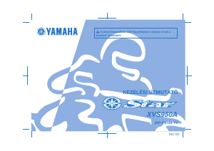 Használati útmutató Yamaha XVS950 (2011) Motorkerékpár