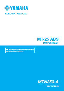 Kullanım kılavuzu Yamaha MT25 (2019) Motosiklet