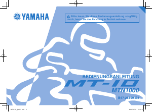 Bedienungsanleitung Yamaha MT10 (2019) Motorrad