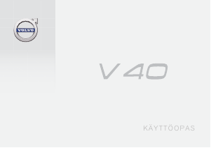 Käyttöohje Volvo V40 (2018)