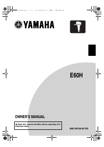 Manual Yamaha E60H (2018) Outboard Motor