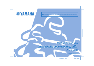 Handleiding Yamaha Cygnus L (2012) Scooter