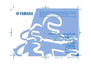 Bedienungsanleitung Yamaha BW50N (2016) Roller