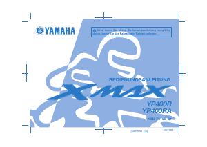 Bedienungsanleitung Yamaha X-max 400 (2016) Roller