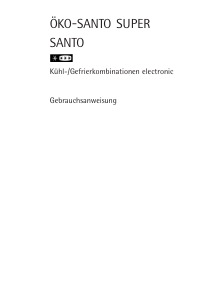 Bedienungsanleitung AEG SAN3143-4KG Kühl-gefrierkombination
