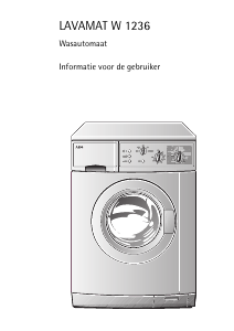 Handleiding AEG LAVW1236-W Wasmachine