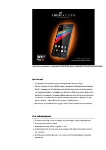 Manual Energy Sistem Neo Mobile Phone