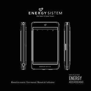 Handleiding Energy Sistem 4030 Mp3 speler