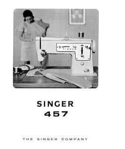 Handleiding Singer 457 Naaimachine