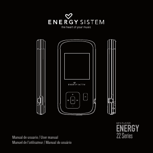 Manual de uso Energy Sistem 2204 Reproductor de Mp3