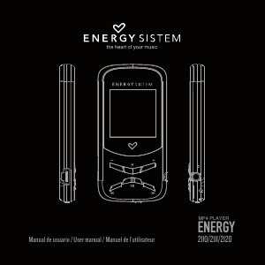 Handleiding Energy Sistem 2120 Mp3 speler