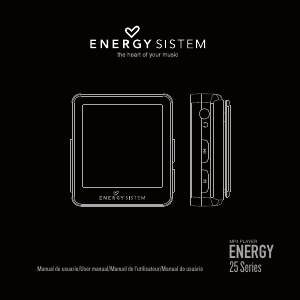 Manual Energy Sistem 2508 Leitor Mp3