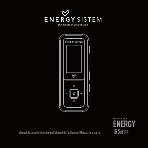Manual de uso Energy Sistem 1602 Reproductor de Mp3