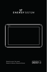 Handleiding Energy Sistem s9 Tablet