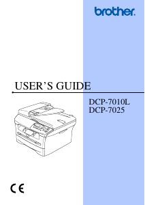 Manual Brother DCP-7010L Multifunctional Printer