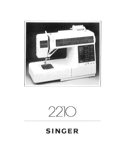 Manual Singer 2210 Sewing Machine