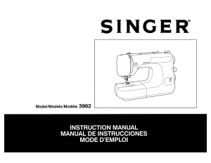 Handleiding Singer 3962 Naaimachine