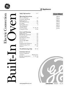 Handleiding GE JT910BA5BB Oven