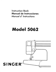 Manual Singer 5062 Sewing Machine