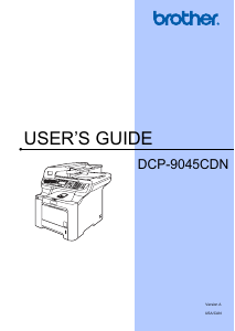 Manual Brother DCP-9045CDN Multifunctional Printer