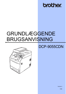 Brugsanvisning Brother DCP-9055CDN Multifunktionsprinter