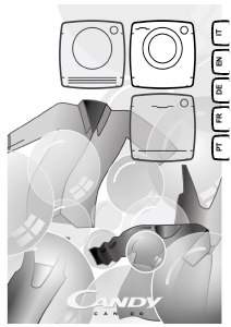 Mode d’emploi Candy GVW 585TWC-S Lave-linge séchant