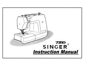 Handleiding Singer 7350 Naaimachine