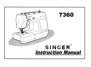 Manual Singer 7360 Sewing Machine