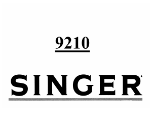 Handleiding Singer 9210 Naaimachine