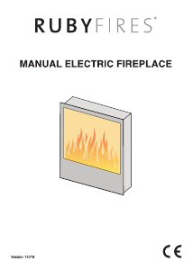 Bedienungsanleitung RubyFires Trivero 130 Elektrokamin