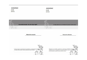 Manual de uso Ansonic AI 89 Aire acondicionado
