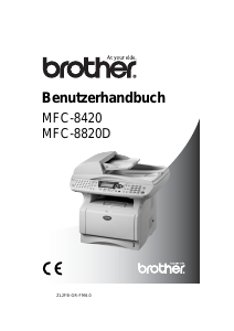 Bedienungsanleitung Brother MFC-8820D Multifunktionsdrucker
