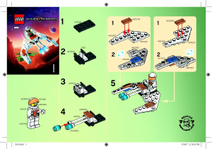 Manual Lego set 5619 Mars Mission Crystal hawk