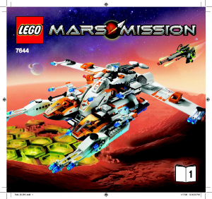 Bruksanvisning Lego set 7644 Mars Mission MX-81 yhpersonic rymdfärjan