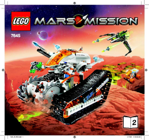 Manual Lego set 7645 Mars Mission MT-61 crystal reaper