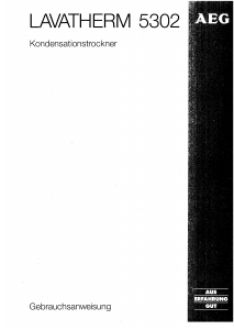 Bedienungsanleitung AEG LTH5302-W Trockner