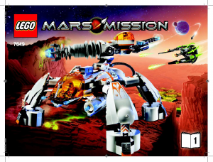 Bedienungsanleitung Lego set 7649 Mars Mission MT-201 Ultra-Drill Walker
